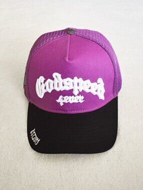Godspeed Forever Purple and Black Trucker Hat